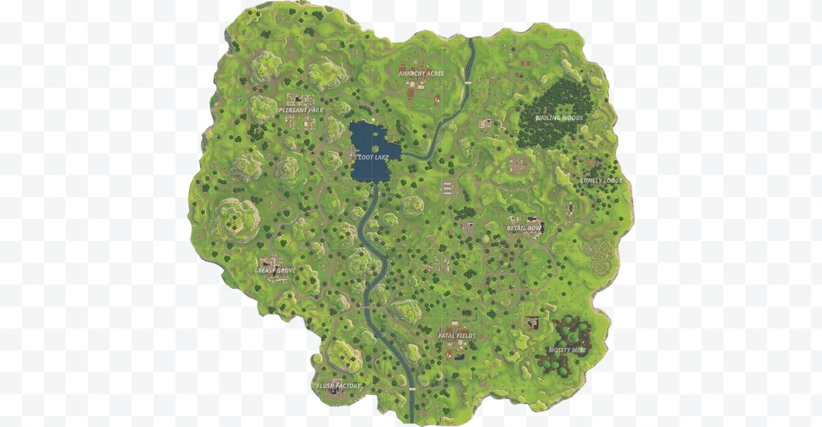 mapa de Fortnite