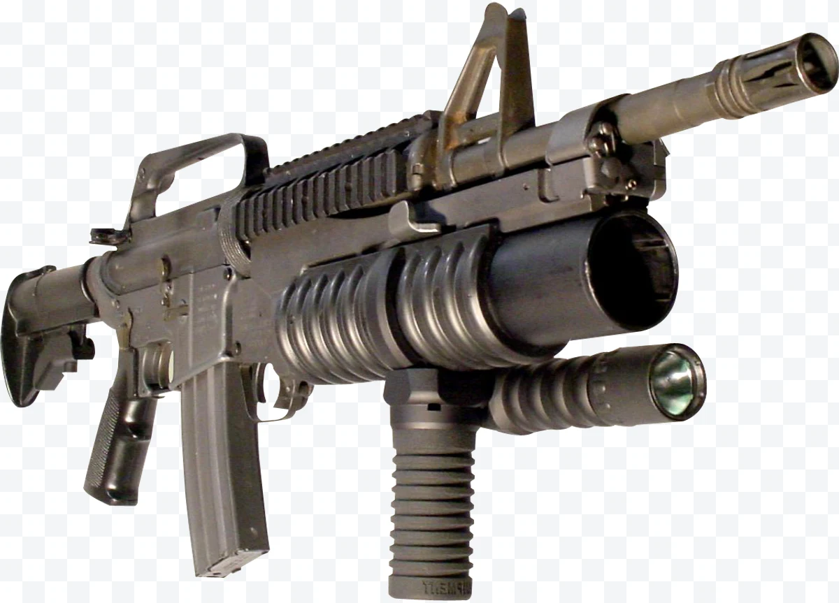 M4 assault rifle with grenade launcher