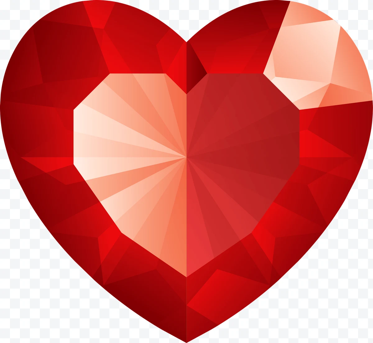 Heart-shaped gem
