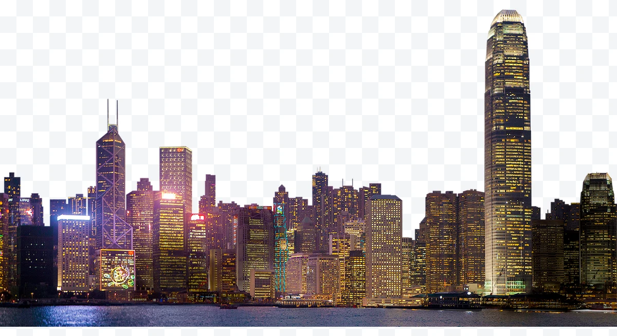 Hong Kong night skyline