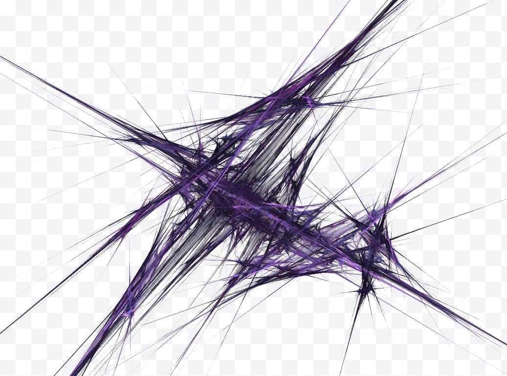 Purple and black fractal illustration