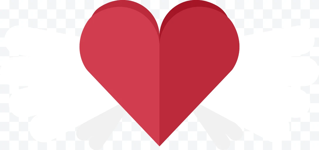 Heart with Wings Logo