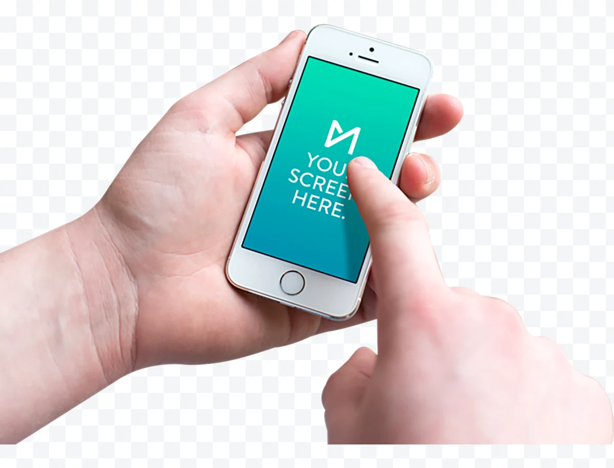 Mobile Phone Screen Mockup Logo