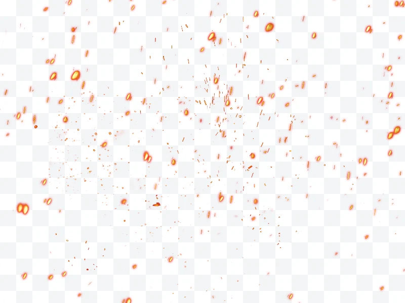 Fire particles or sparks