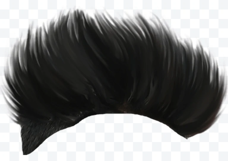 Black hair hairstyle with volume and soft waves