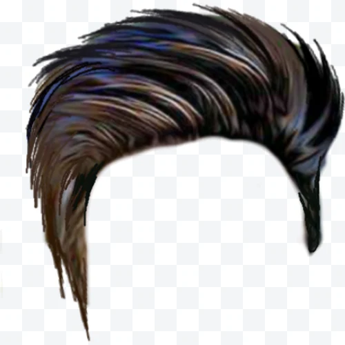 Styled men's haircut