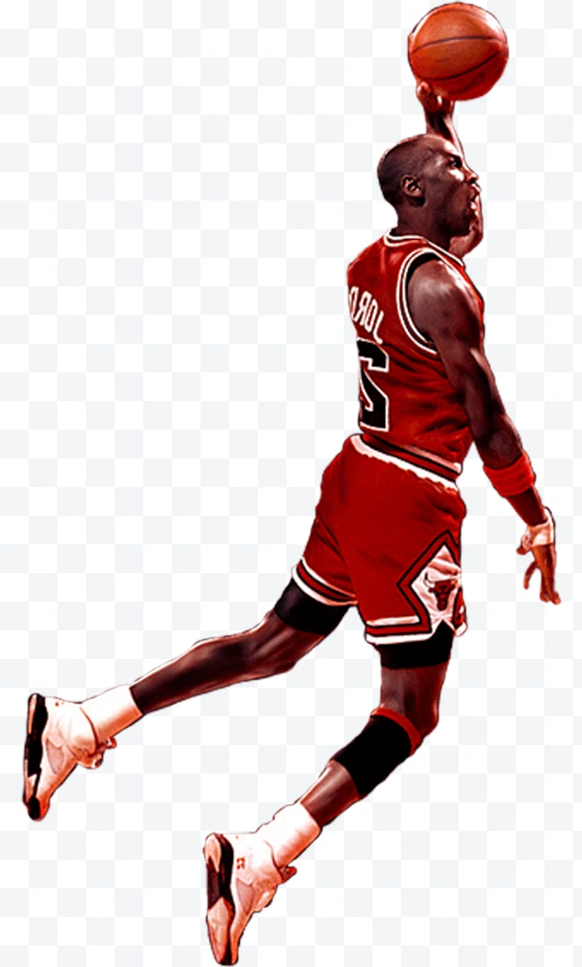 Portrait of Michael Jordan