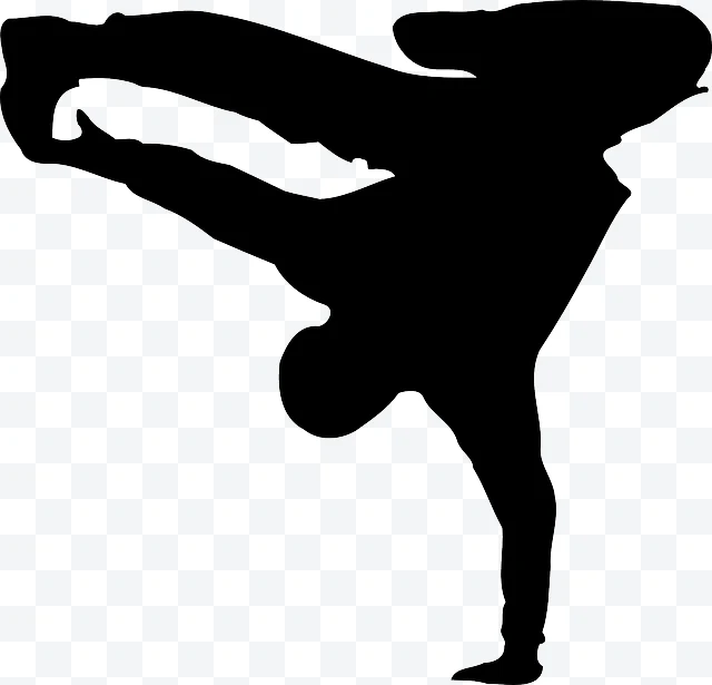 Portrait of Person Doing Breakdance