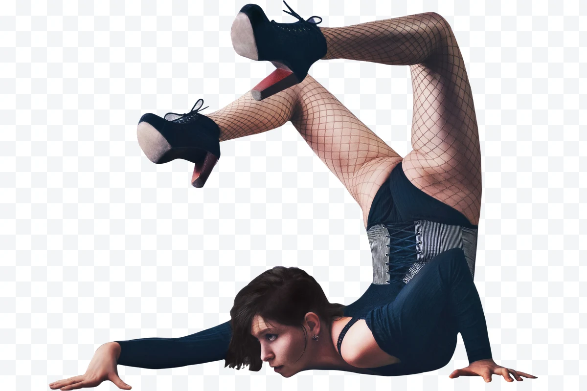 Portrait of Person Doing Contortion