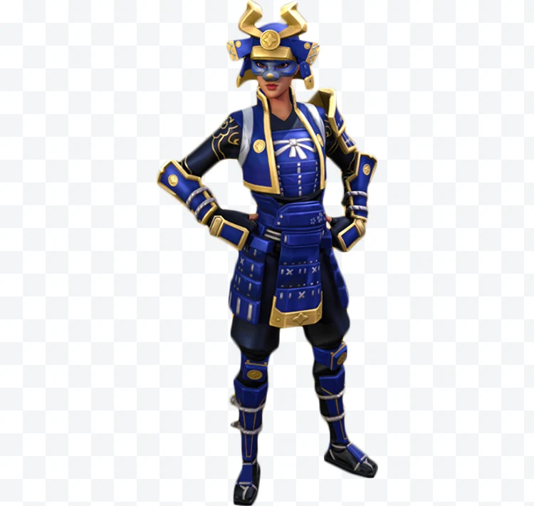 Valorant Sage in blue samurai skin