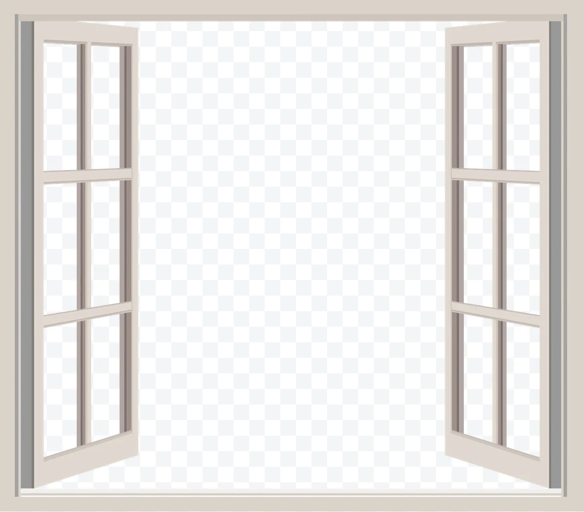Open window