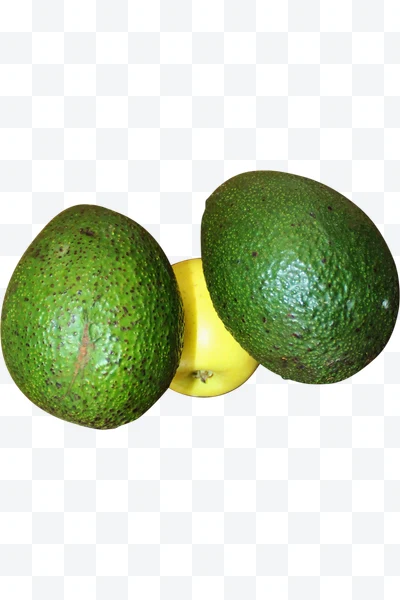 Aguacates y manzana