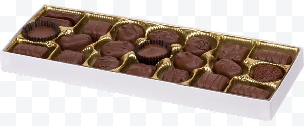 Caja de bombones de chocolate
