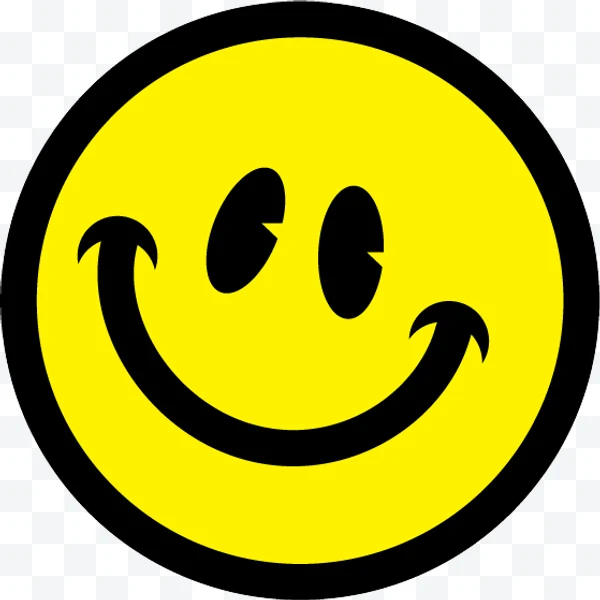 Cara sonriente amarilla