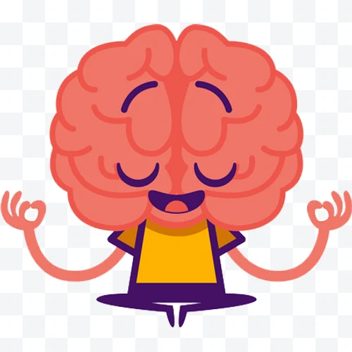 Cerebro meditando