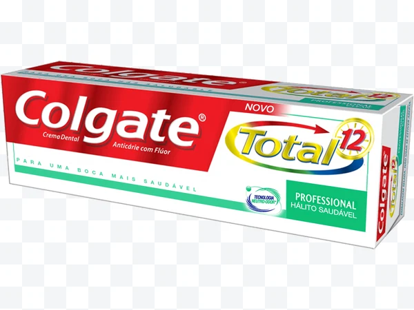 Caja de pasta dental Colgate Total 12 con tecnología Neutro-Odor y anticaries