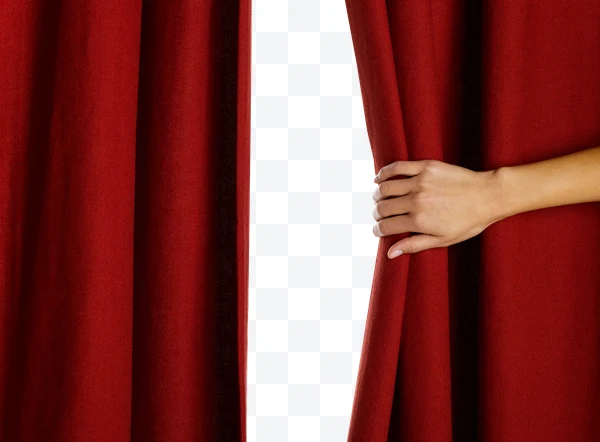 Red curtain