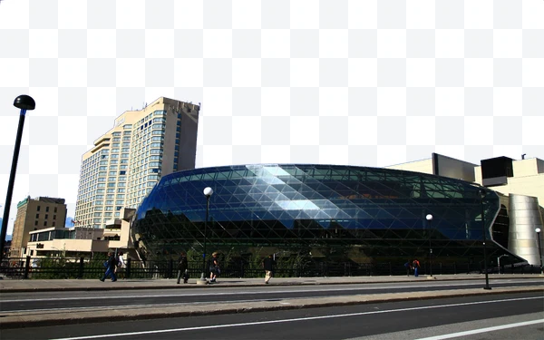 Edificio The Sage Gateshead moderno con fachada de vidrio