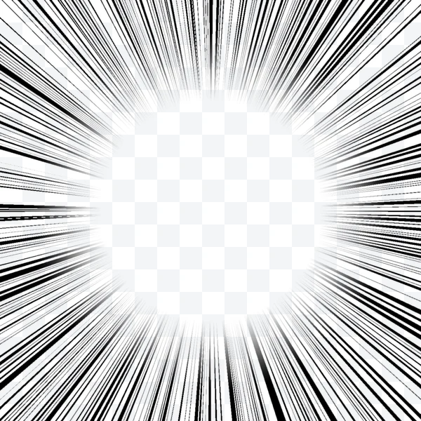 Efecto de líneas de velocidad manga