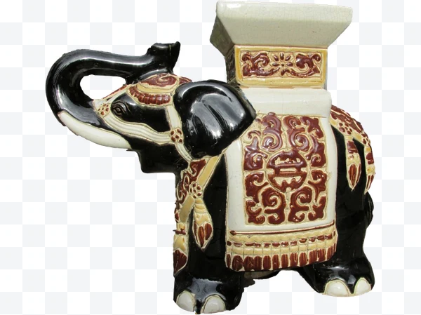 Elefante decorativo de cerámica