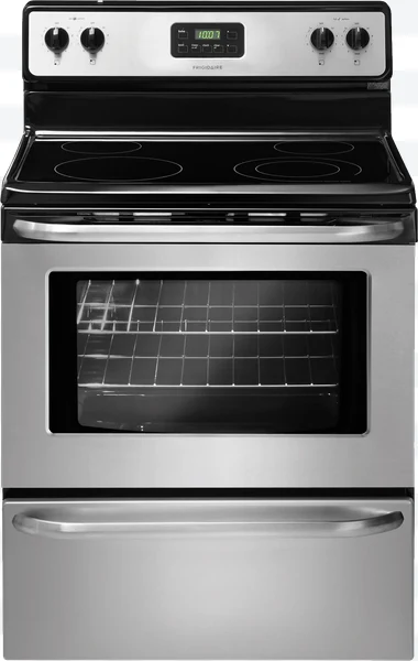 Estufa eléctrica Frigidaire de acero inoxidable