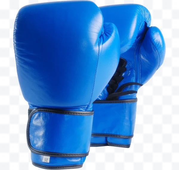Guantes de boxeo azules