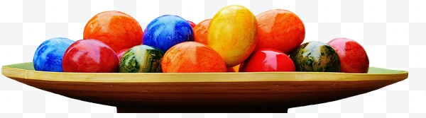 Huevos de Pascua pintados