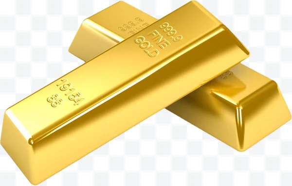 Lingotes de oro brillantes con texto grabado 999.9 FINE dorado 19154 88