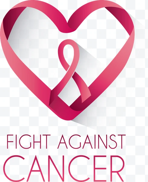 Logo de Lazo rosa de lucha contra el cáncer