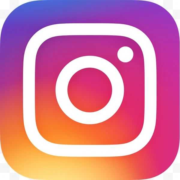 Logo de Instagram con icono de cámara blanca y fondo degradado