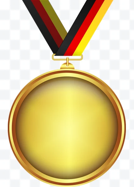 Medalla de oro con cinta tricolor