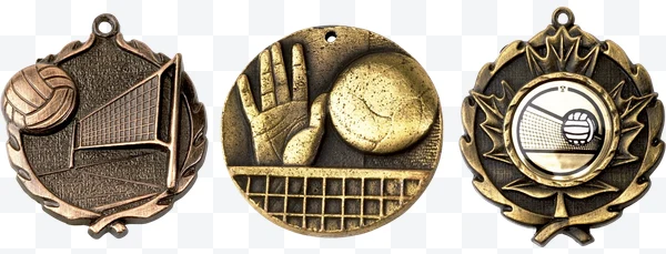 Medallas de voleibol