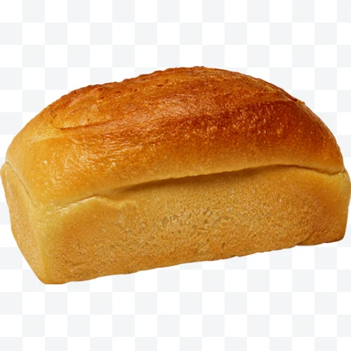 Pan de molde entero sin cortar con corteza dorada