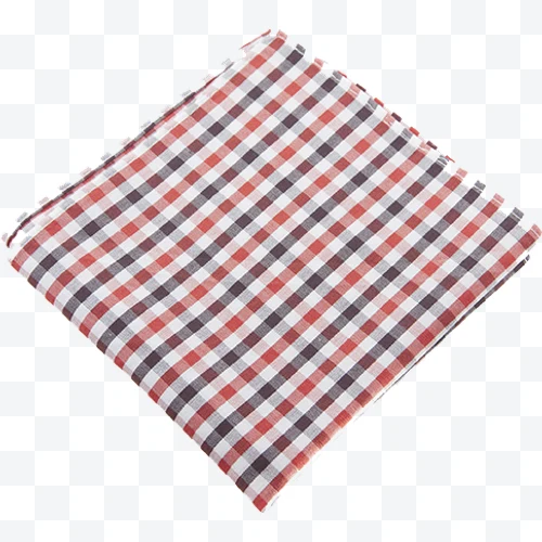 Pañuelo de cuadros rojo y negro