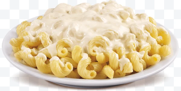 Pasta con salsa blanca