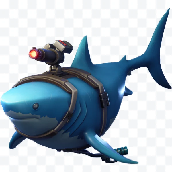 Peely Tiburón con arma