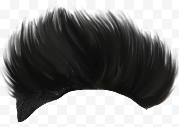Black hair hairstyle with volume and soft waves