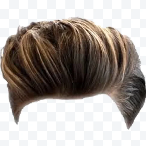 Peinado con volumen y mechas rubias