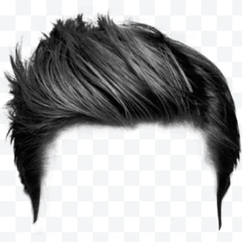 Peinado de cabello corto y peinado hacia arriba