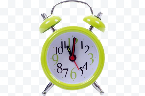 Reloj despertador verde