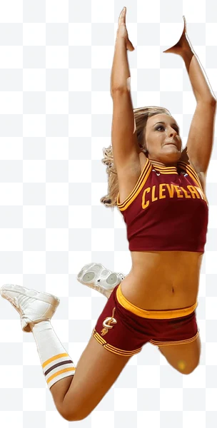 Retrato de Animadora de Cleveland Cavaliers